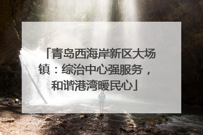 青岛西海岸新区大场镇：综治中心强服务，和谐港湾暖民心